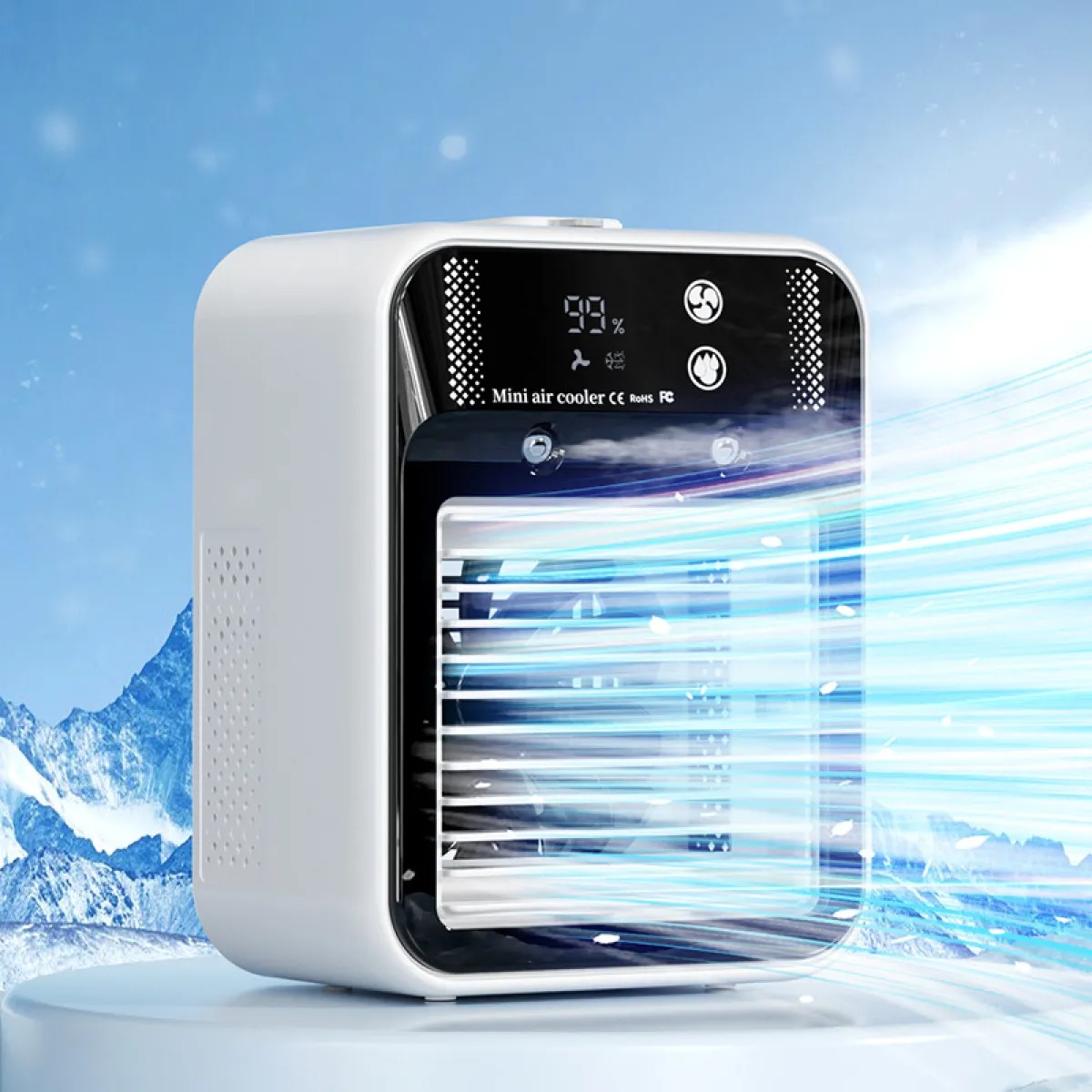 Klimaanlage mit Display